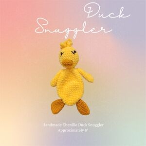 Handmade Yellow Duck Snuggler